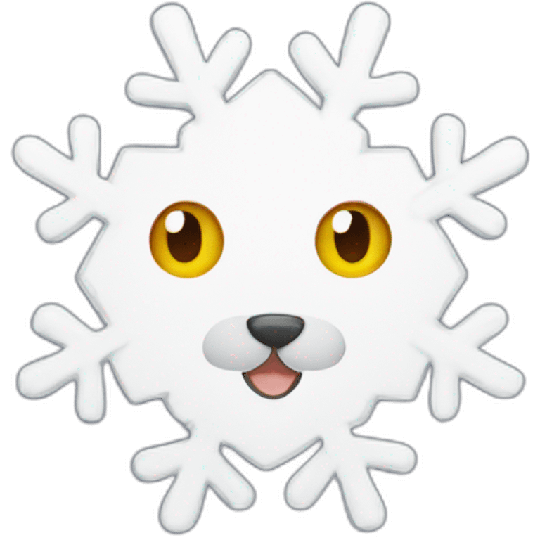  cat snowflake emoji