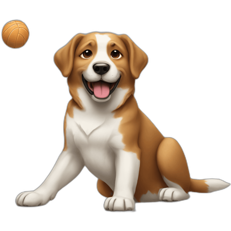 dog-spiking-volleyball emoji