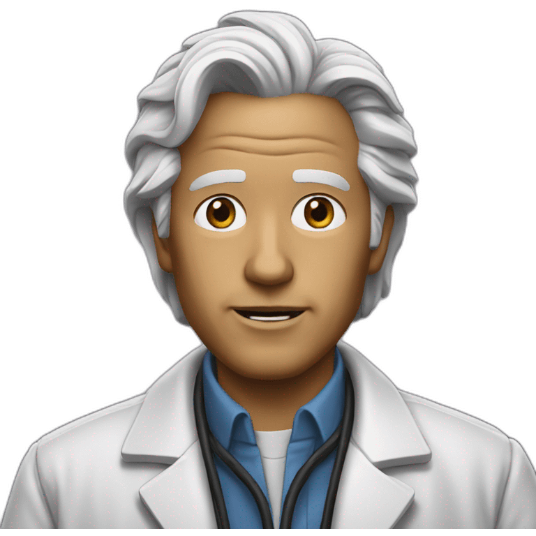 doc back to the future emoji