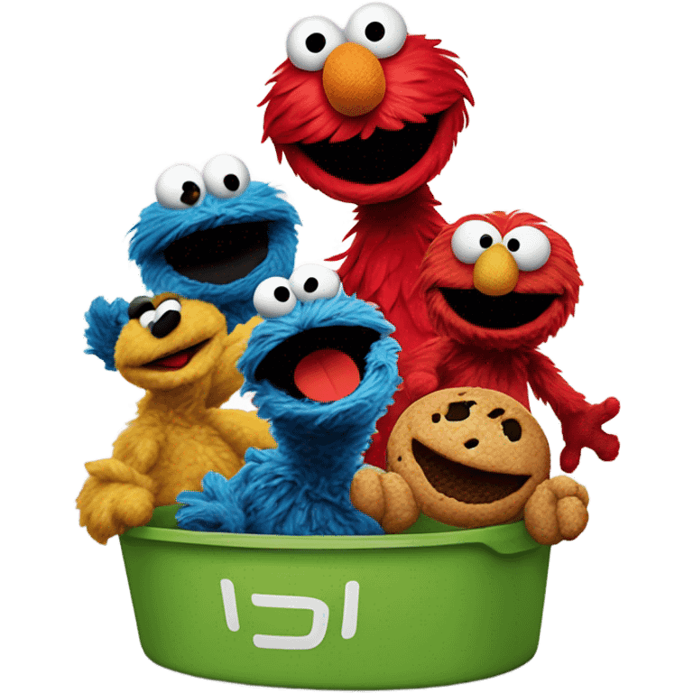 Elmo and friends emoji