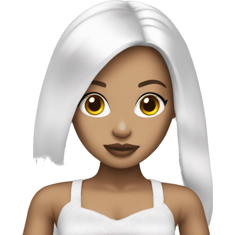 White bratz doll emoji