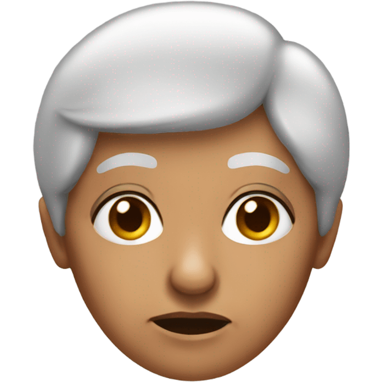 Grandma staring emoji