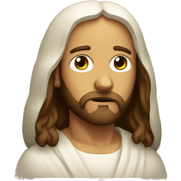 sad jesus emoji