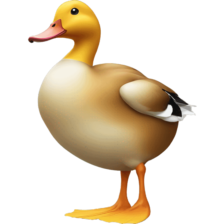 Duck has a big butt emoji