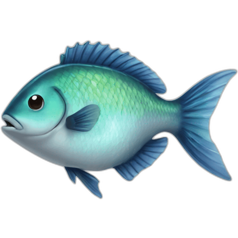 Inoxtag avec un poisson emoji