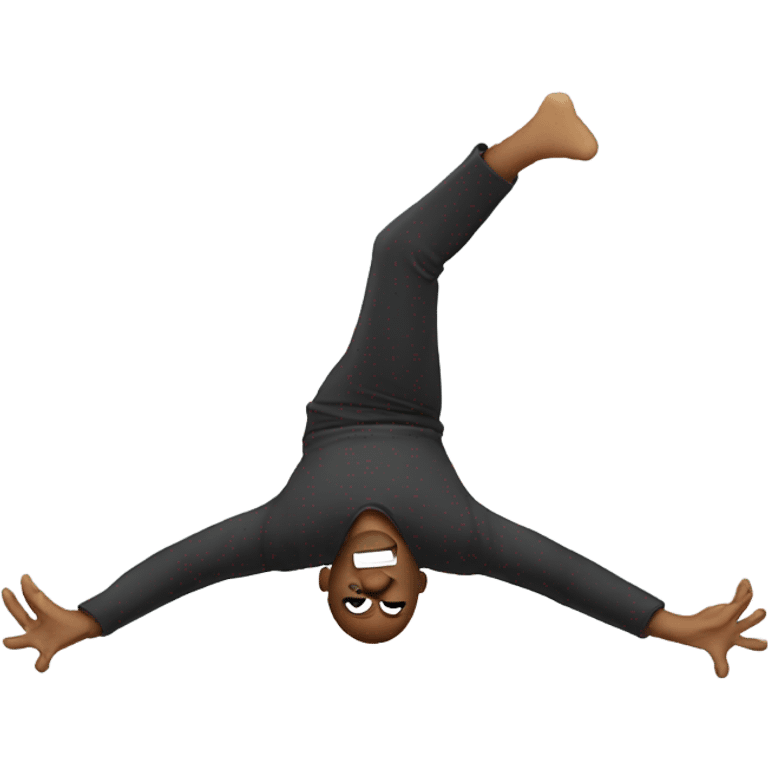 Man doing a backflip  emoji