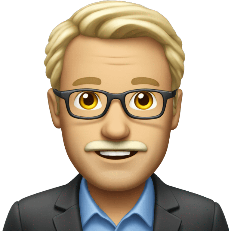 a 50 year old swedish sales man on a ship emoji