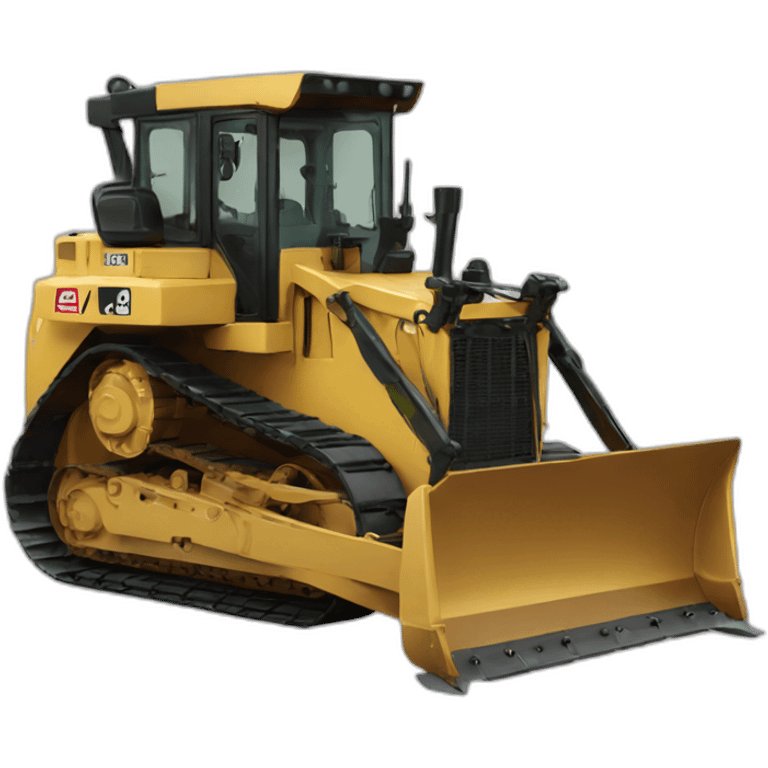 caterpillar dozer emoji