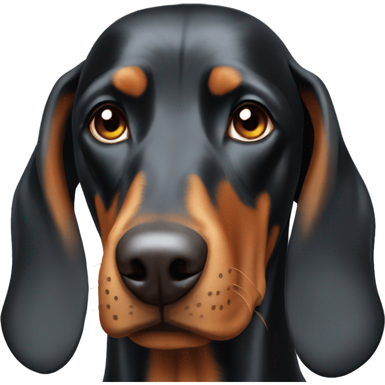 dobermann dog emoji