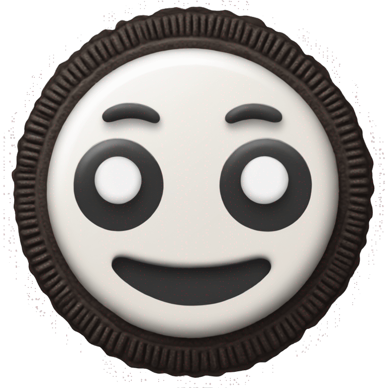 Oreo cookie emoji