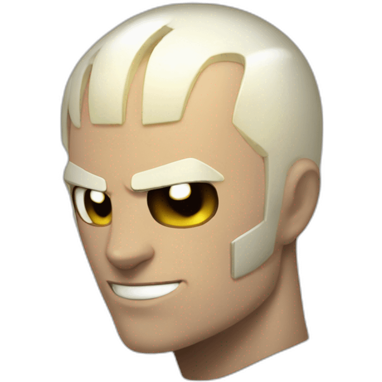 smiling one punch man superhero emoji