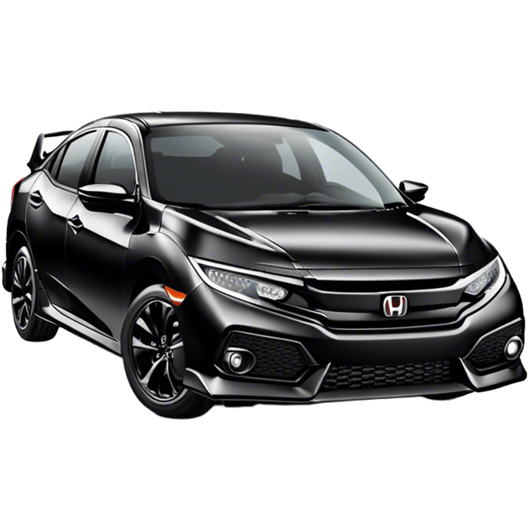 Black Honda Civic emoji