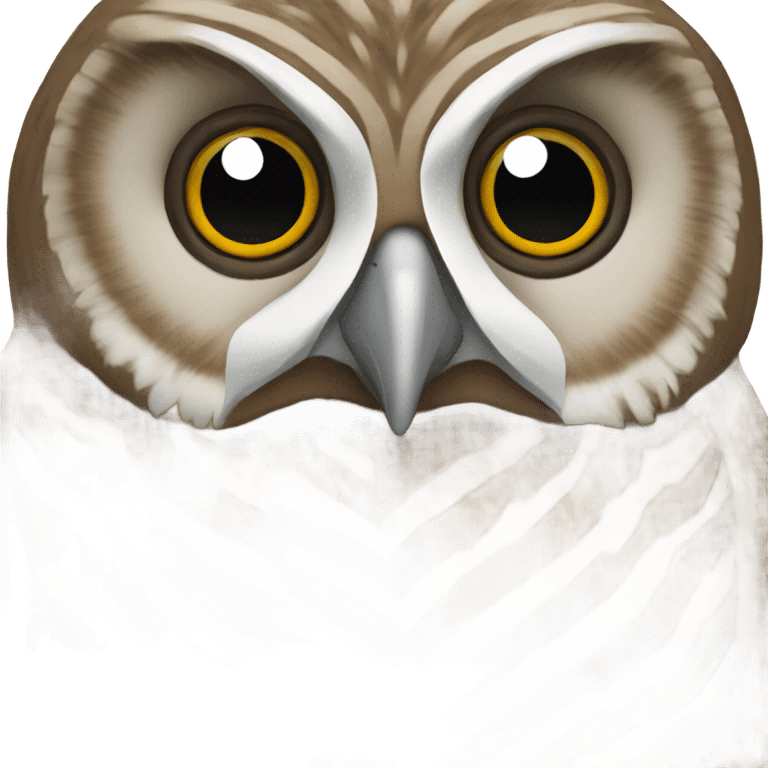 Barred owl  emoji