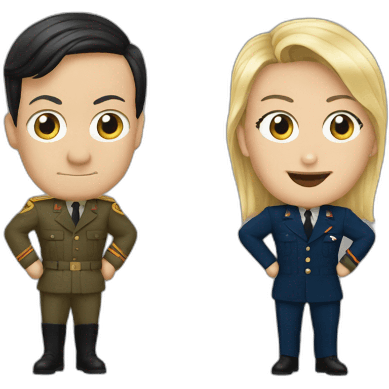 hitler et marine-le-pen emoji