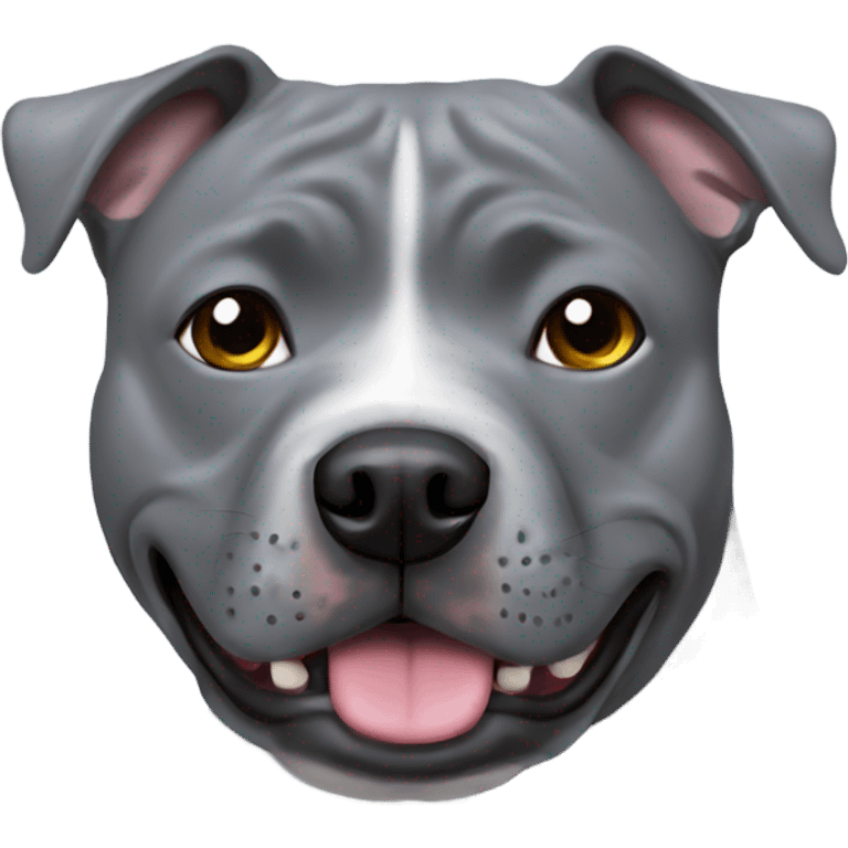 grey staffie emoji