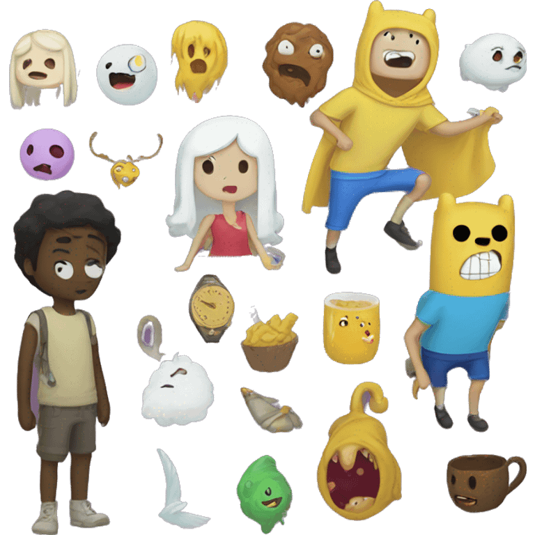 adventure time aesthetic emoji