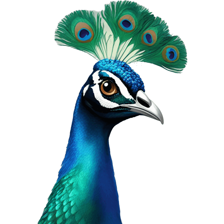 Peacock featther  emoji