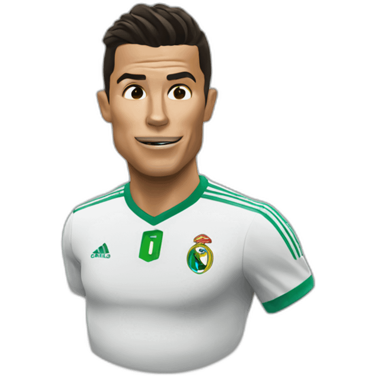 Cristiano Ronaldo smoke emoji