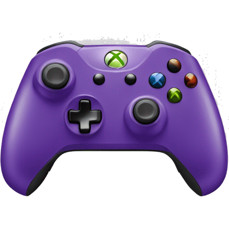 Purple Xbox controller  emoji