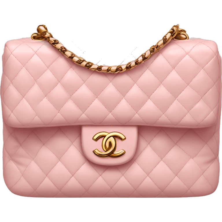 Light pink Chanel bag emoji