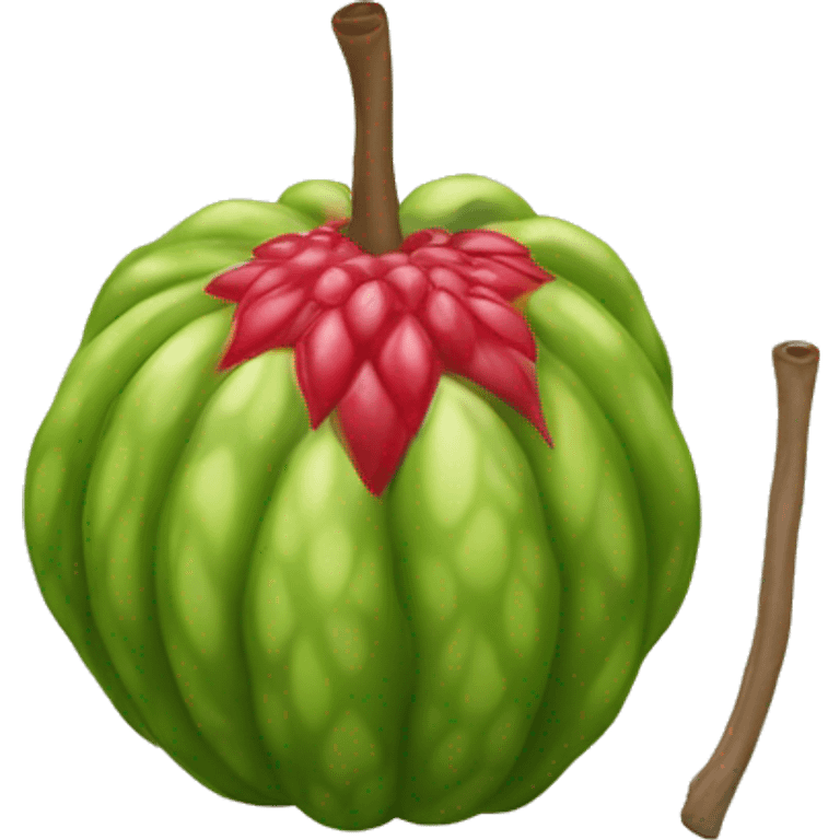 custard apple flag emoji