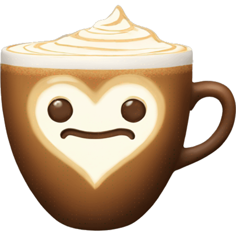 Latte heart emoji