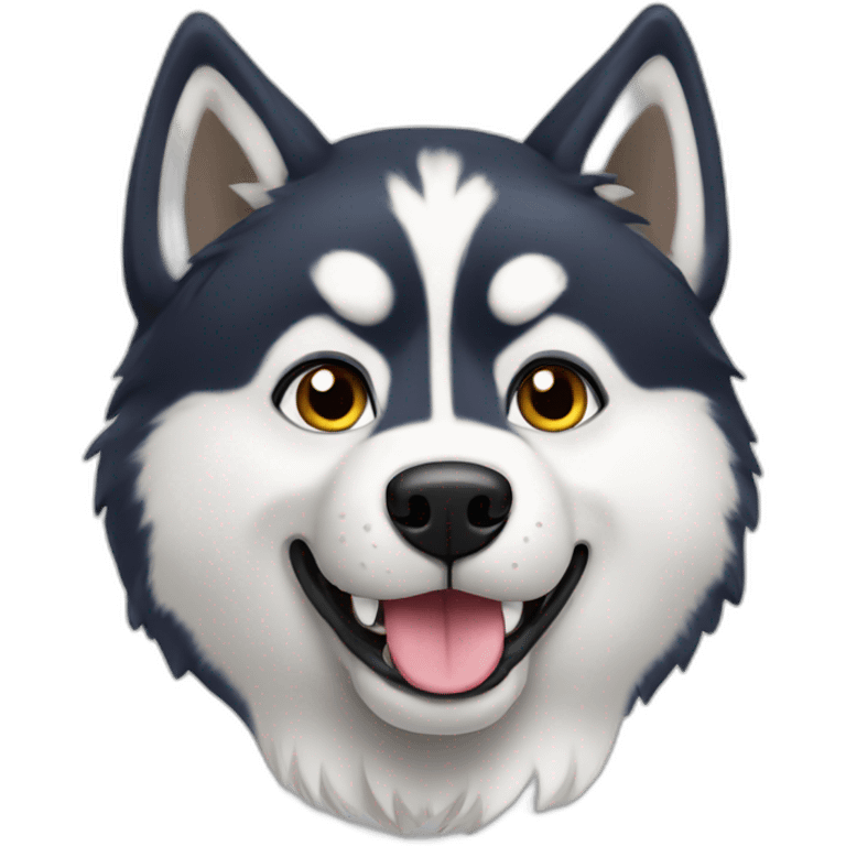 husky-dog emoji