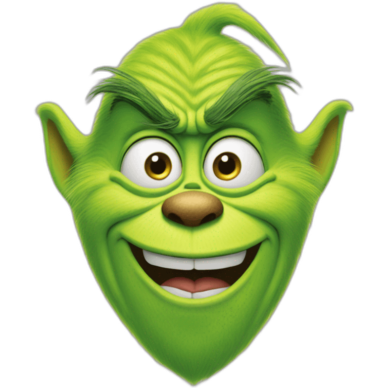 Grinch smail emoji