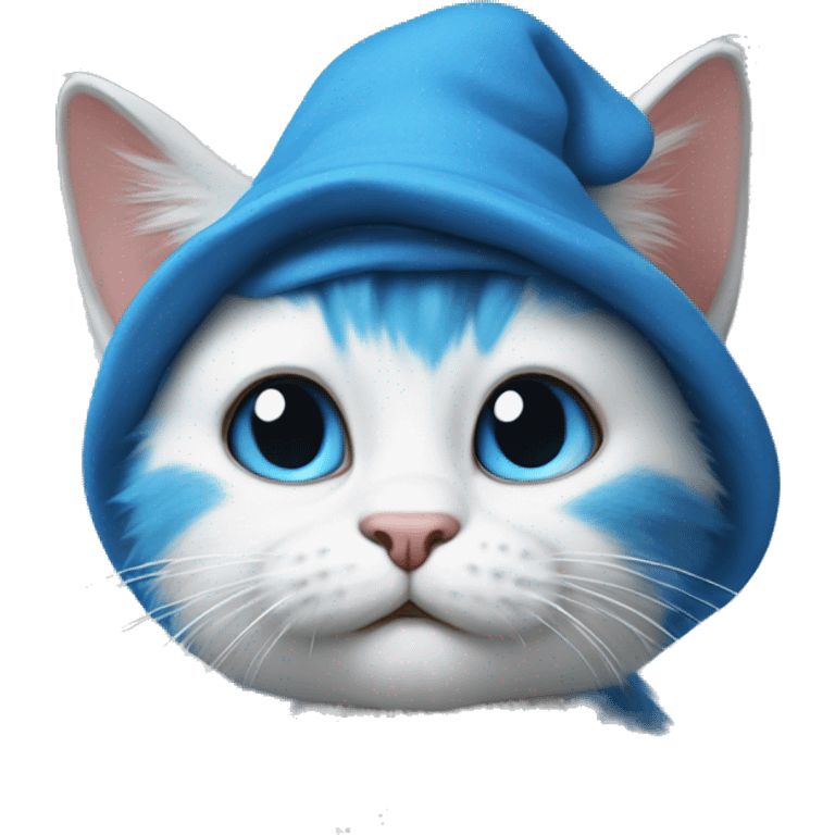 Smurf cat emoji