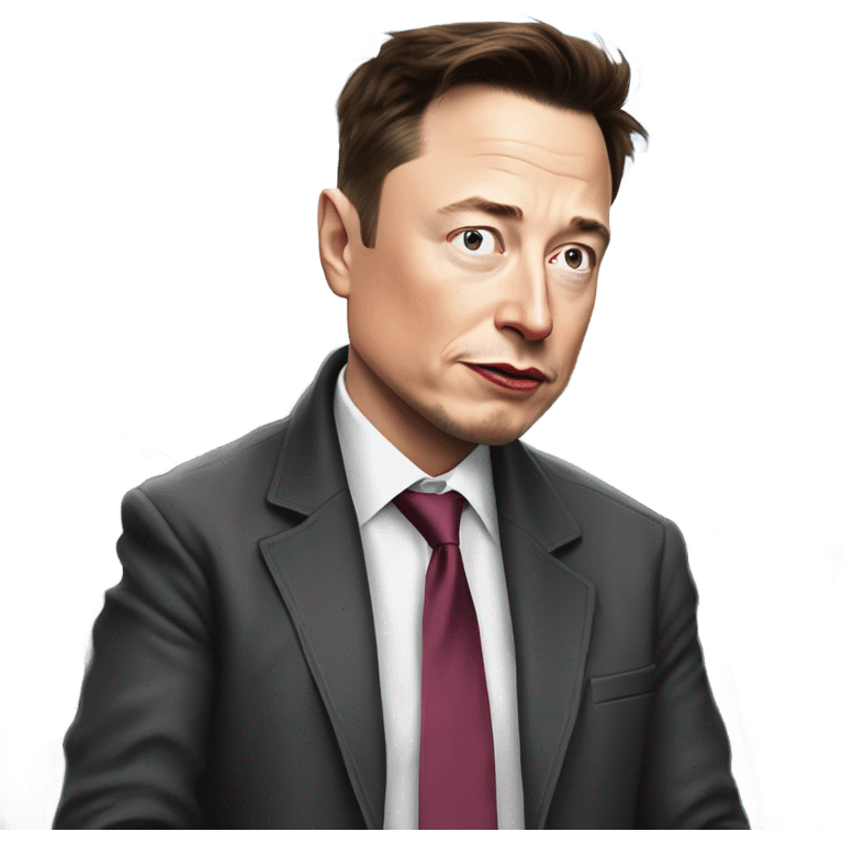 elon musk being deported emoji