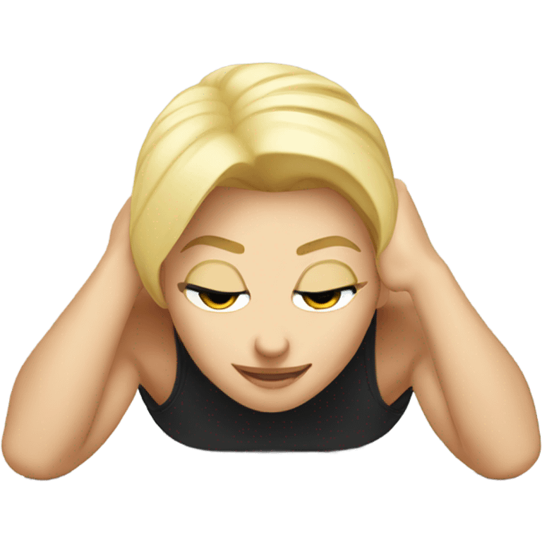 Blond Pushups emoji