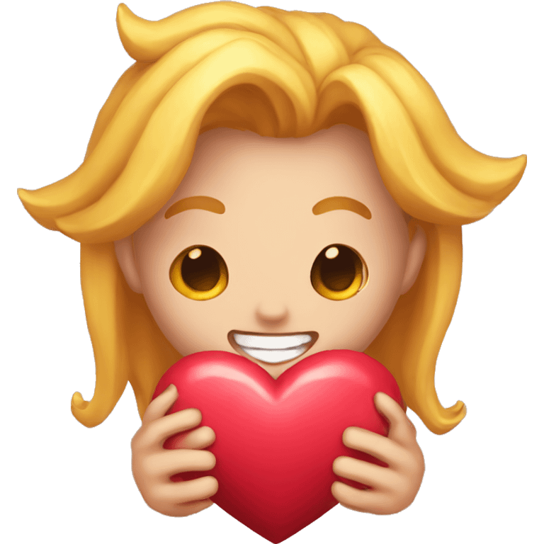 Diablo con corazones  emoji