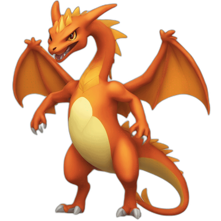 Dracofeu Pokémon emoji