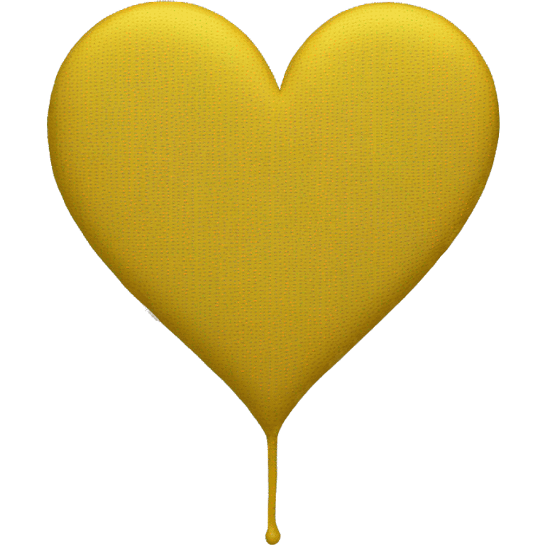 Yellow heart emoji