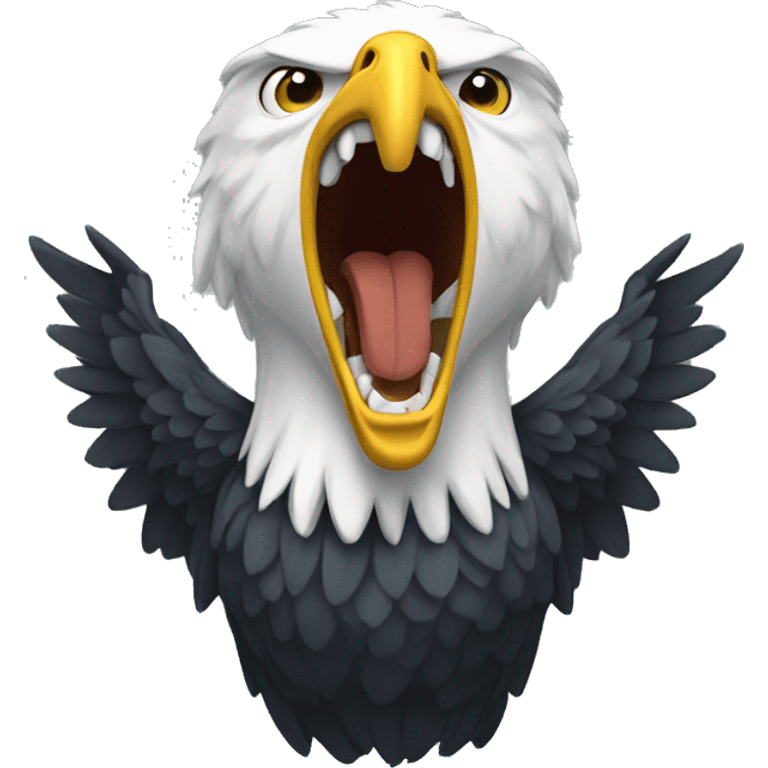 Screaming eagle  emoji