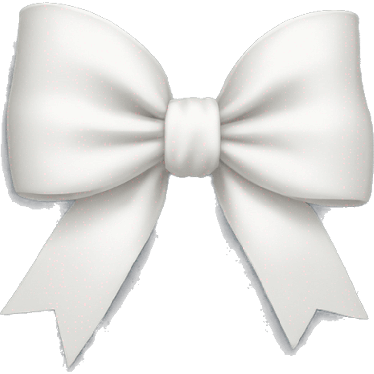 white bow emoji