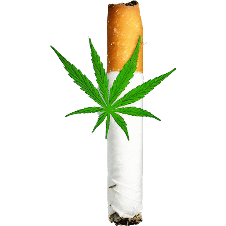 cannabis cigarette emoji