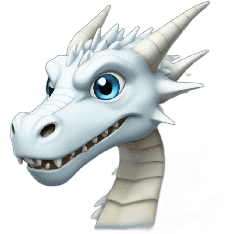 blue eyes white dragon emoji