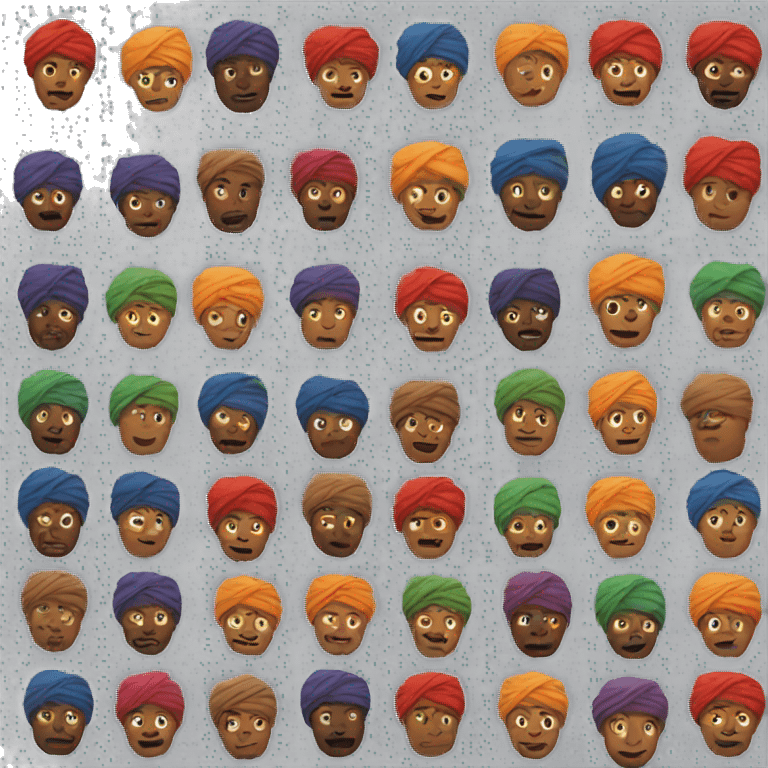 Guy with turban emoji