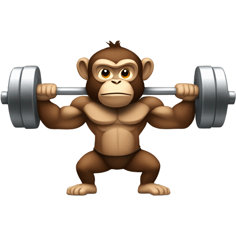 gym monkey emoji