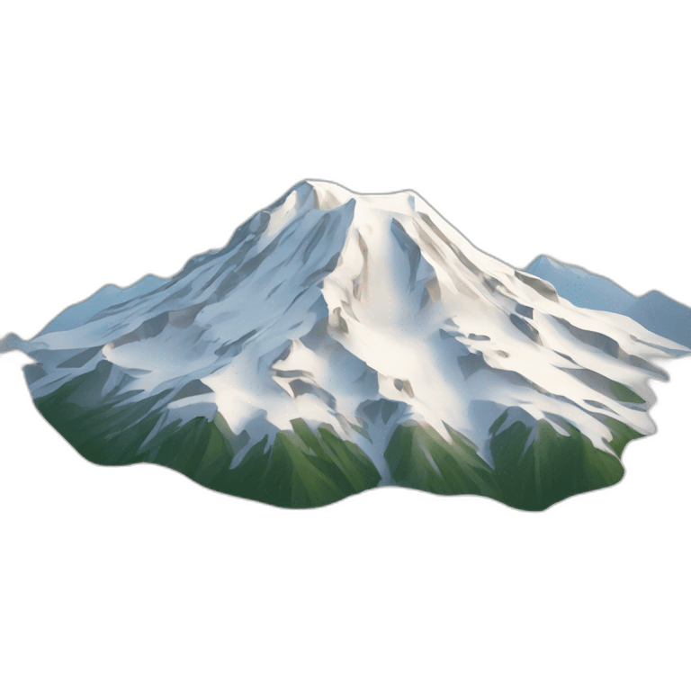 Snowy-mountain-mt-mount-rainier emoji