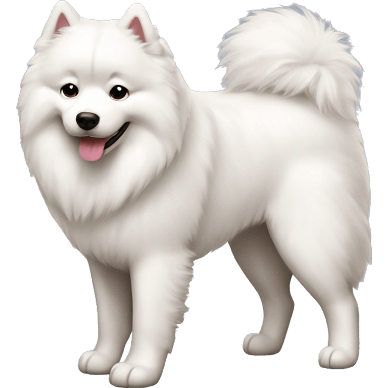 Samoyed full body emoji