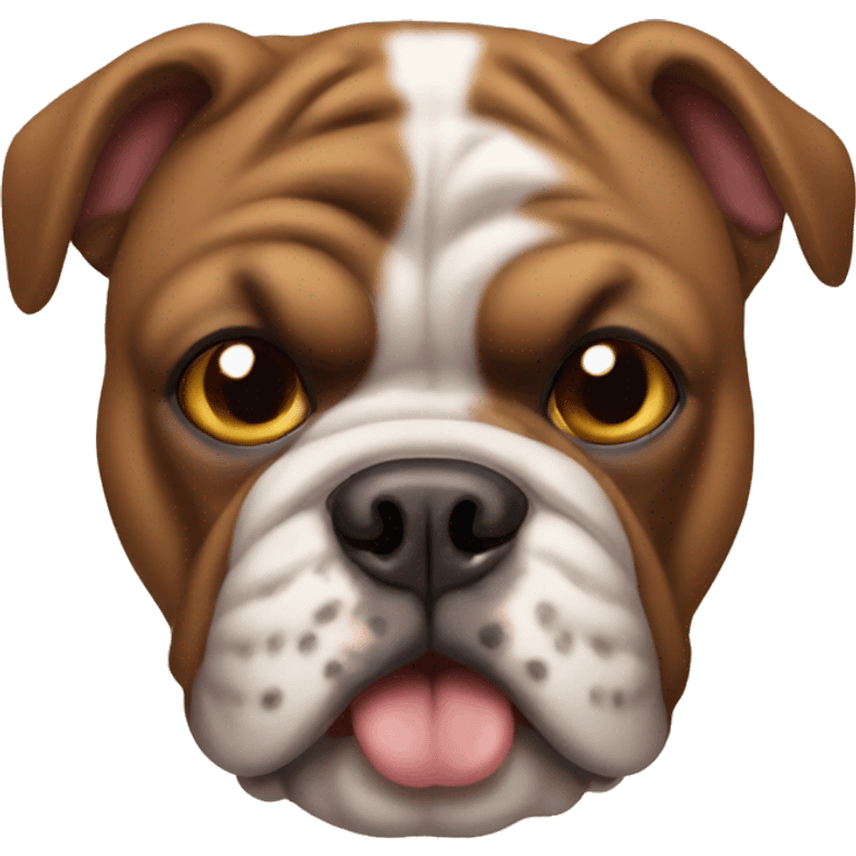 brown Bulldog emoji