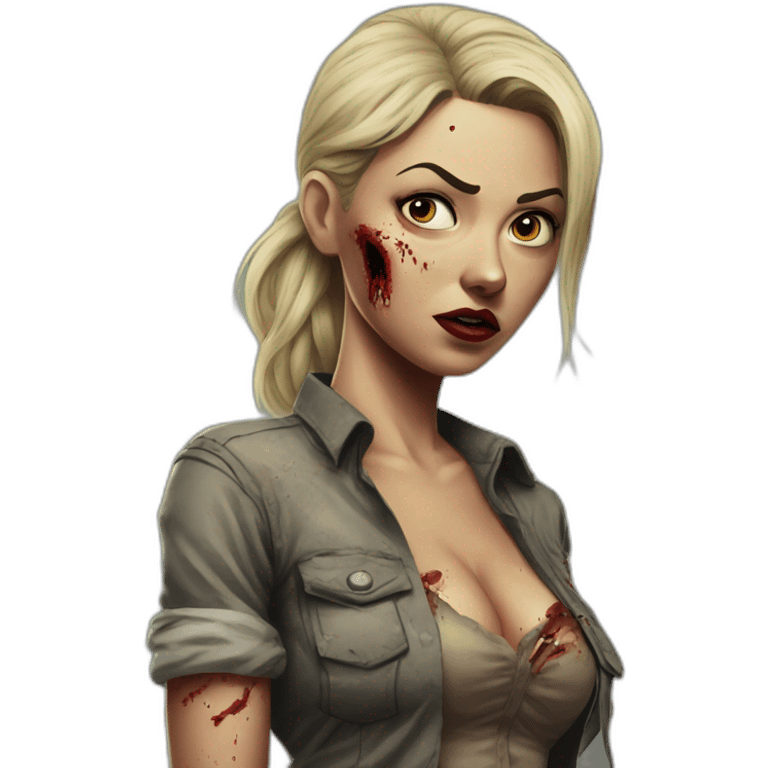 walking dead pinup emoji