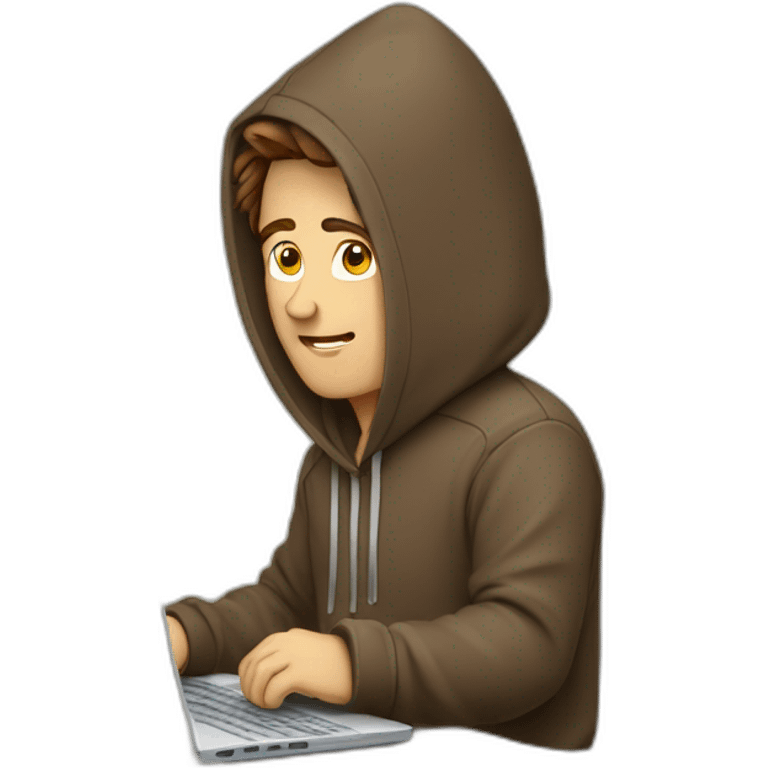 it-specialist-man-brown-hair-hoodie-laptop emoji