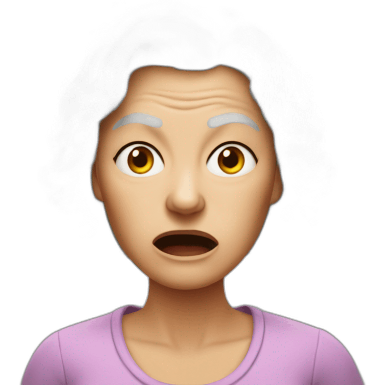 the angry mother-in-law emoji