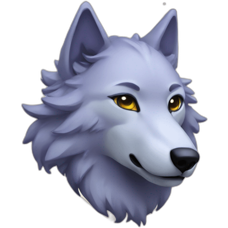 Galaxy Wolf emoji