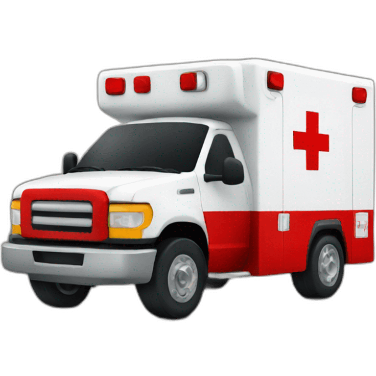 ambulance red cross emoji