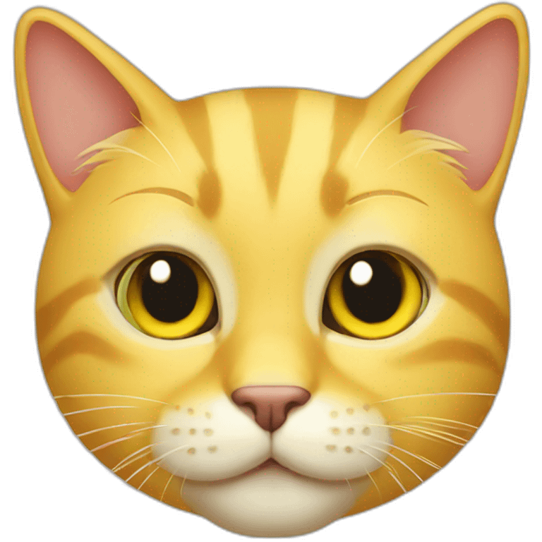 Yellow cat emoji