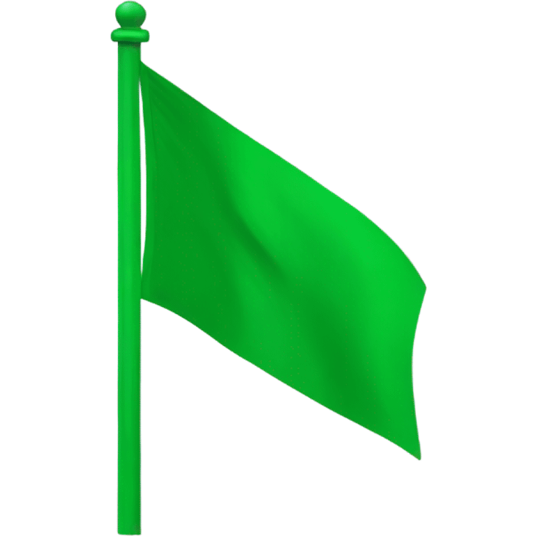 Green flag  emoji